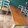 Dining table + 6 chairs Image 5