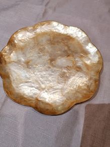 Philipinalia capiz shell - 3 trinket plate dishes