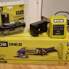 Cordless Ryobi Angle Grinder
