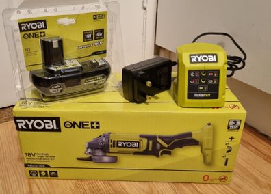 Cordless Ryobi Angle Grinder