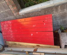 wooden side gate