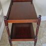 Mahogany serving trolley Image 2