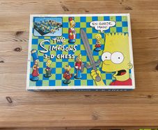 Vintage Simpsons 3-d Chess Set