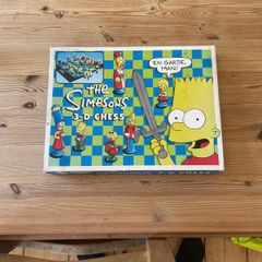 Vintage Simpsons 3-d Chess Set