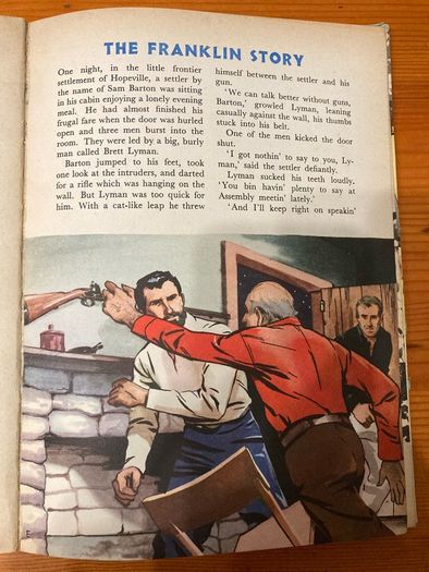 Western annual:'Hawkeye And The Last of the Mohicans' Annual No.1 / 1958