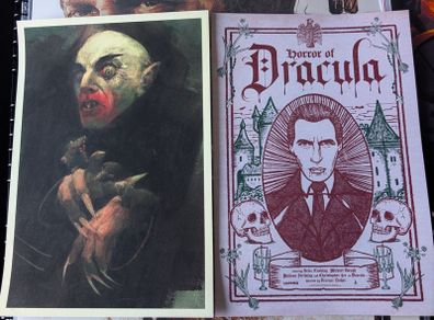 Nosferatu and Horror of Dracula Screen Prints Hammer Apollo Gallery