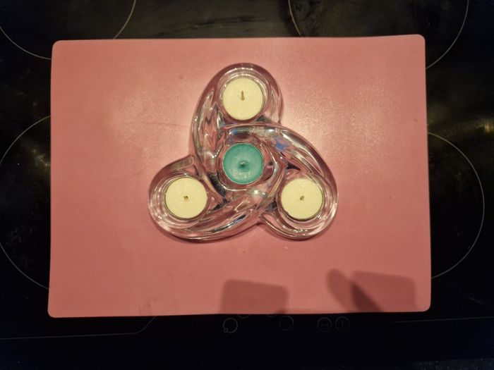 3 Table Centre Piece Tea Light Holders