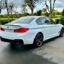 For Bmw G30 G31 5 Series Full Body Kit Gloss Black Front Lip Diffuser Spoiler M Sport 2017- 2021 Image 5