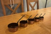 Vintage French Small Copper Pans