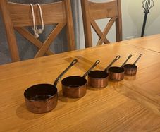 Vintage French Small Copper Pans