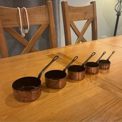 Vintage French Small Copper Pans