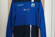 Retro Macron 2016-17 Scotland Rugby Union Training Top