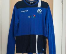 Retro Macron 2016-17 Scotland Rugby Union Training Top