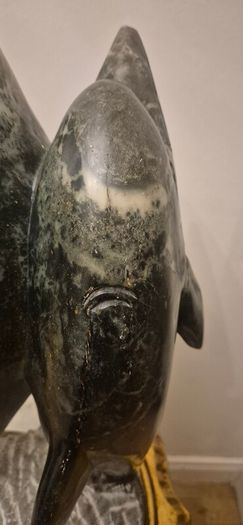 Large Dolphin Stone Sculpture