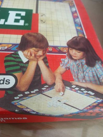 Vintage Spear's Scrabble For Juniors  1983