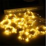 3x3m Garland LED USB Fairy Lights Curtain 3m String Lights Remote Christmas Ornaments New Year 2022 Christmas Decorations for Home Image 3