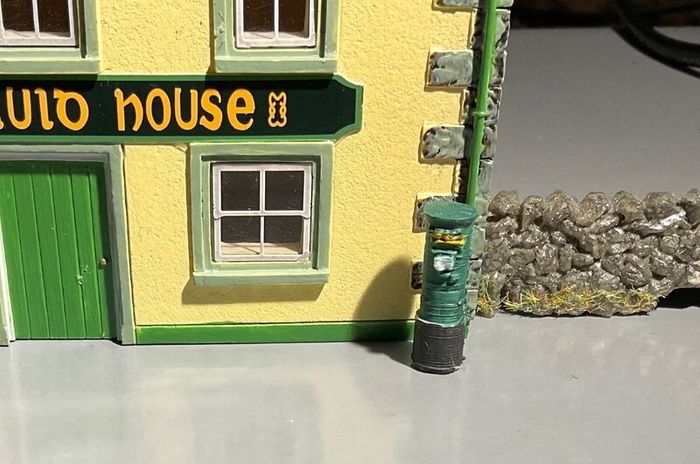 Irish model postbox  1:72- railway many available