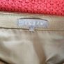 Vintage Jigsaw camel wool mini skirt brass zip Made in Italy UK size 12-14 Image 8