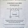 George Foreman 4 Burner Gas Barbeque Image 6