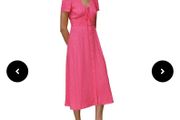 whistles Heidi Spot print dress size 8