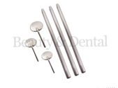 3x Dental Mirror With Handle Mouth Examination Stainless Steel Mouth Mirror