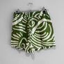 Pre Owned Primark Green & Cream Abstract Print Shorts Image 3