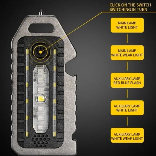 Multi purpose rechargeable emergency survival camping tool torch
