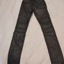 leather effect biker trousers Image 2