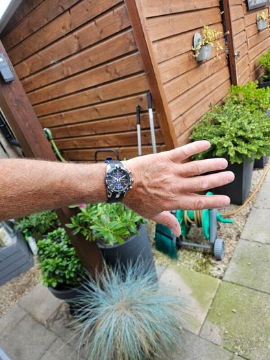 Watch Seiko Sportura. Chronograph. Alarm