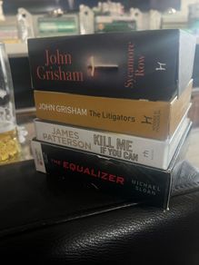 Audiobooks. John Grisham, James Patterson Michael Sloan 5 Euros each