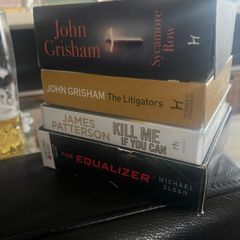 Audiobooks. John Grisham, James Patterson Michael Sloan 5 Euros each