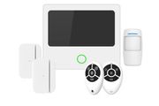 Daewoo AM301 Alarm System with Touch Screen, Motion Sensor for Animals, Door Contacts and Remote Controls, Remote Control in All Safety
