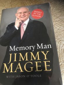 Signed Jimmy Magee-Memory Man