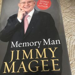 Signed Jimmy Magee-Memory Man