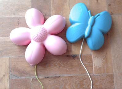 Vintage IKEA childrens wall lights