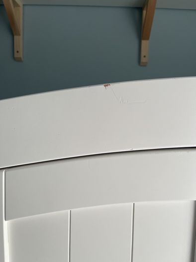 WEDNESDAY ONLY White wardrobe nursery curved child Mamas and Papas