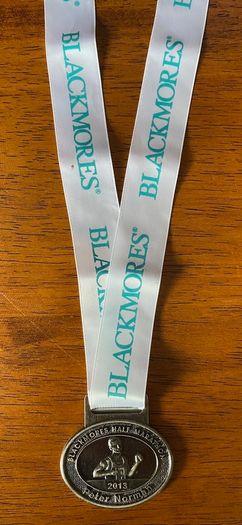 2013 Blackmores Half Marathon - Sydney, Australia - Finishers Medal