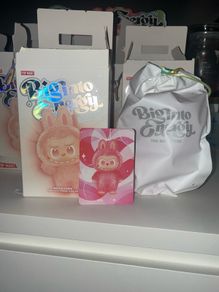 Labubu Big Into Energy Love Opened Box, Unopened Sealed Bag