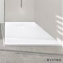 evineo ineo rectangular shower tray L: 140 W: 100 H: 3.1 cm Image 3