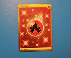 Fire Energy Gold Holo Rare Pokemon Card from Fusion Strike