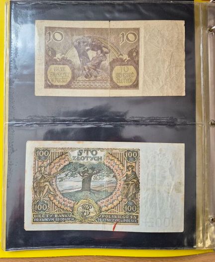 Old Polish banknotes from 1919 to 1994