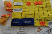 Reward chart to encourage positive behaviour