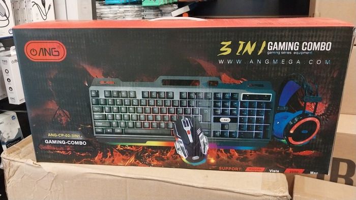 Keyboard Mouse Headphones  Set