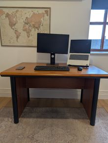 Large Solid Office Desk