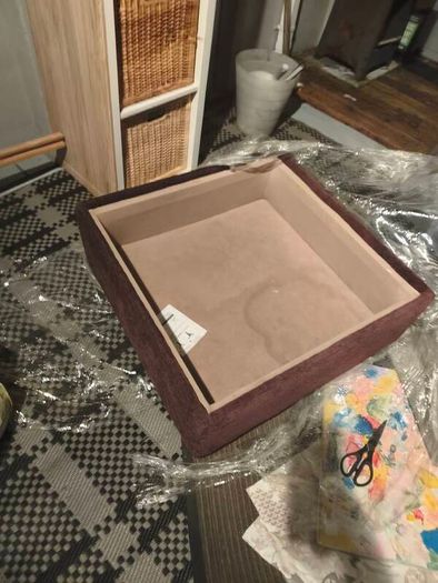 footstool with storage