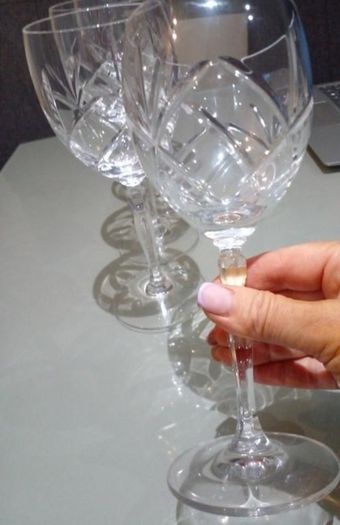 4 Cavan Crystal Clear glasses