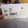 Nine West gold ladies shoe. Size 6/39. Never worn. Original box and packaging. Image 4