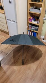 Large Massiliano Sergio Multi-Rib Umbrella Dark Green