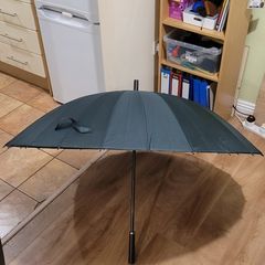 Large Massiliano Sergio Multi-Rib Umbrella Dark Green