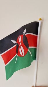 Kenya Desk Flag